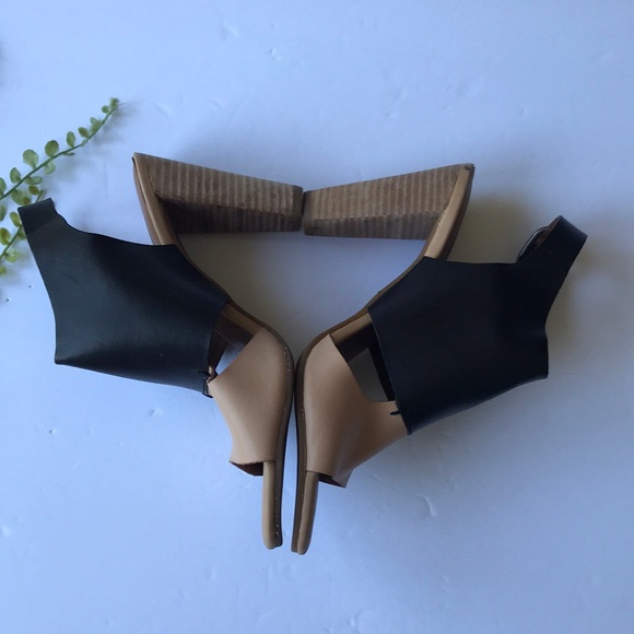 Lucky Brand Lotta heel slingback colorblock Black - Picture 6 of 8